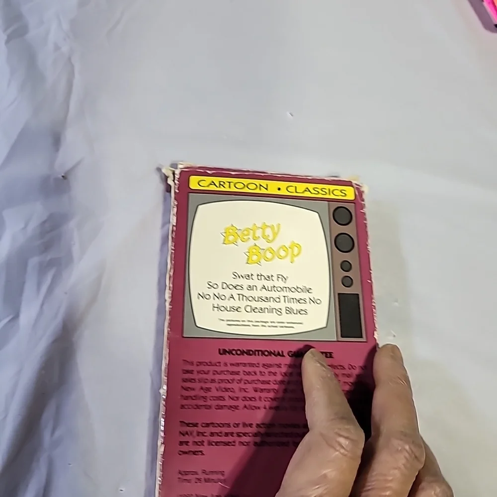Betty Boop Cartoon Classics VHS